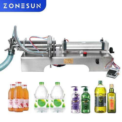 臥式全氣動(dòng)液體灌裝機(jī) 多功能定量灌裝解決方案